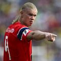 Erling Haaland, în Brazilia - Norvegia 2-1 / FOTO: Imago