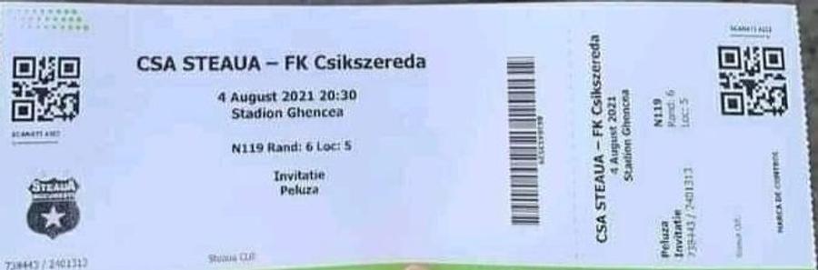 Invitația care a declanțat conflictul între fanii celor de la CSA și FCSB Misterul invitațiilor din peluză, de la Steaua - Csikszereda » De la ce au pornit contrele între fani și care este realitatea