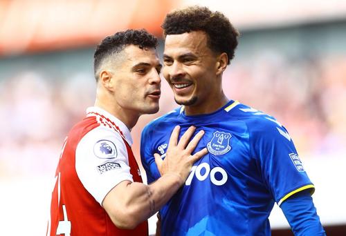 Granit Xhaka (stânga) și Dele Alli (dreapta)/ foto Imago Images