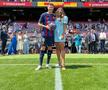 Robert Lewandowski alături de soția lui