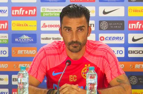 Elias Charalambous (42 de ani), antrenorul celor de la FCSB, a susținut conferința de presă premergătoare duelului cu CFR Cluj.