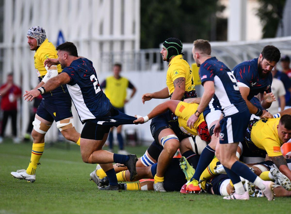 Naționala de rugby din România, eșec cu SUA pe Arcul de Triumf