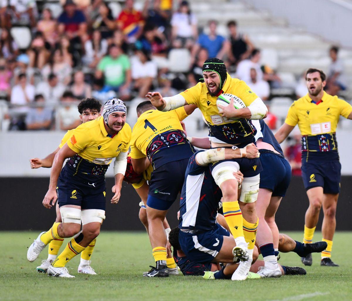 Naționala de rugby din România, eșec cu SUA pe Arcul de Triumf