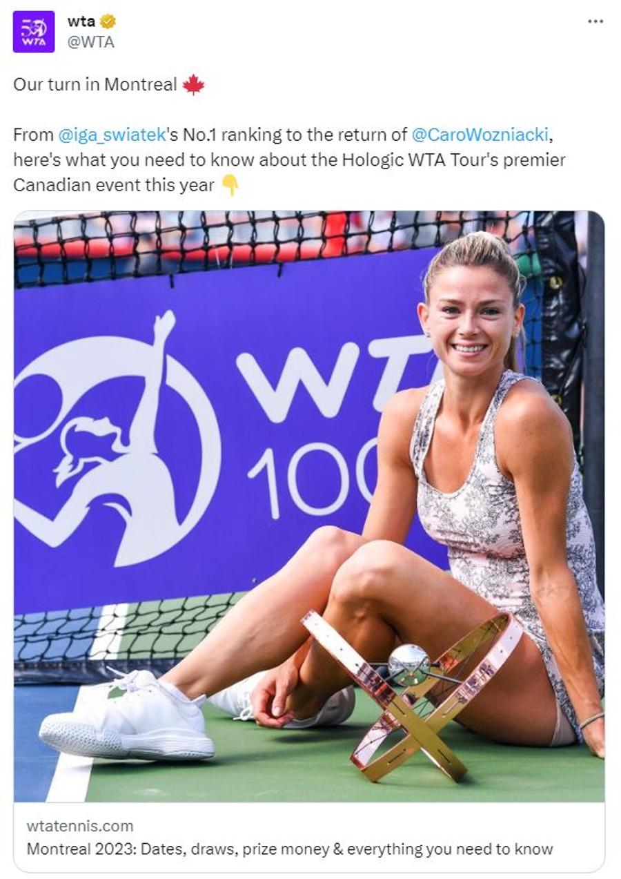 Postarea publicată pe contul de Twitter al WTA „De ce sunteți atât de penibili?” » Decizie WTA criticată de fani, în apropierea ultimului mare turneu câștigat de Simona Halep