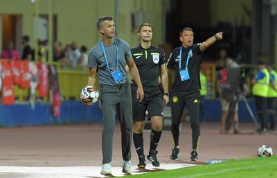 Ovidiu Burcă a tras concluziile după primul punct al lui Dinamo: „Construim o echipă, nu e ușor”