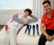 Pan Zhanle și Nuno Pina prezintă medaliile chinezului la Mondialul de la Doha, desfășurat la începutul lui 2024. Sursa: Instagram
