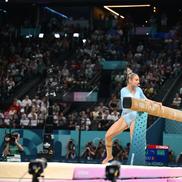 Sabrina Voinea finala olimpică la bârnă Paris 2024 Foto: Raed Krishan (Paris)