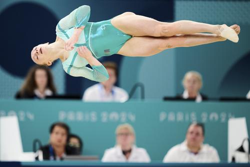 Ana Bărbosu finala olimpică la sol Paris 2024 Foto: Raed Krishan (Paris)