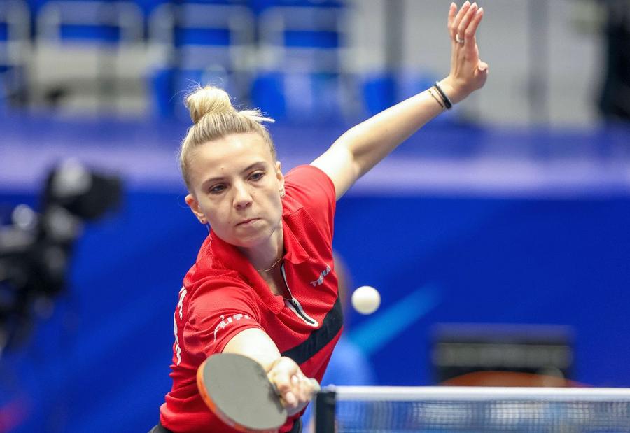 Adina Diaconu în acțiune FOTO: Imago Images România pierde dramatic cu India și e eliminată din competiția pe echipe de la Jocurile Olimpice, la tenis de masă » Filmul unei confruntări epice
