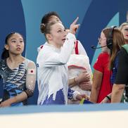 Ana Bărbosu finala olimpică la sol Paris 2024 Foto: Raed Krishan (Paris)