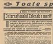 Anunțul decesului ostului internațional Ion Zelenak