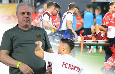 10 detalii din stadion de la Rapid - Sepsi » Șumudică și Săpunaru, derapaje în serie + Burmaz transportat de urgență la Spitalul Militar