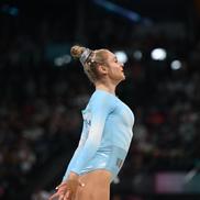 Sabrina Voinea finala olimpică la bârnă Paris 2024 Foto: Raed Krishan (Paris)