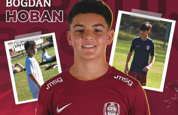 Dinastia Hobanilor » Fiul lui Ovidiu a semnat primul contract de profesionist cu CFR Cluj