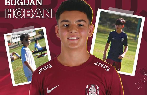 Dinastia Hobanilor » Fiul lui Ovidiu a semnat primul contract de profesionist cu CFR Cluj