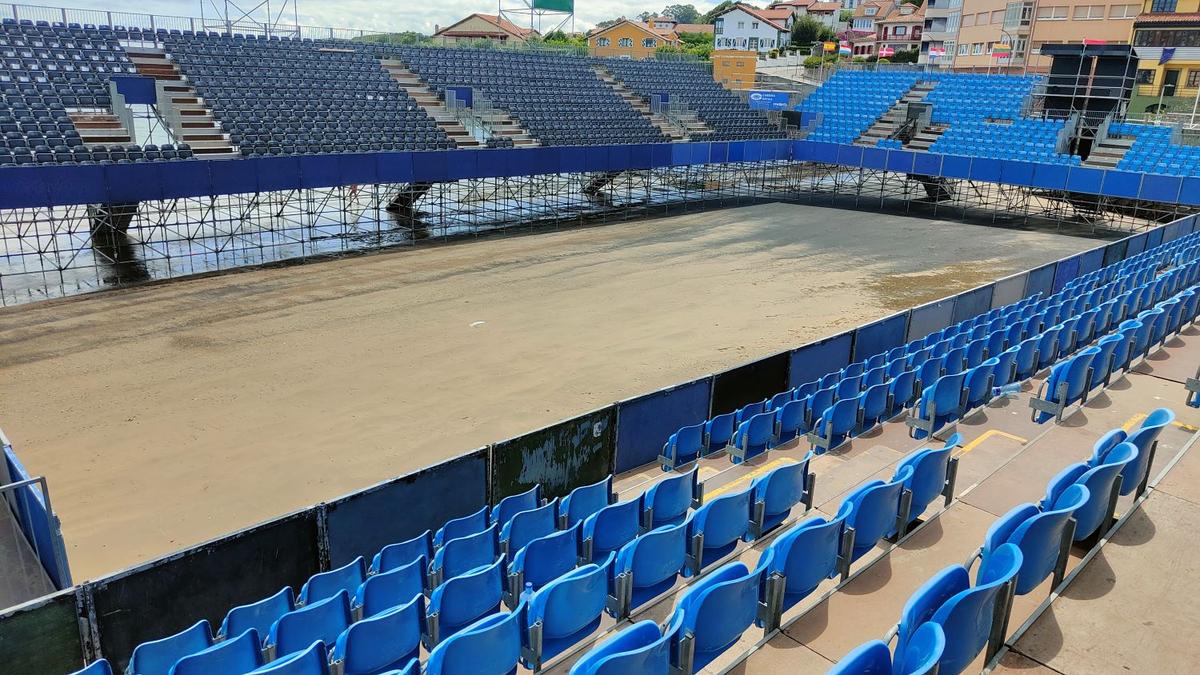 Imagini fenomenale cu turneul de tenis pe plajă din Luanco