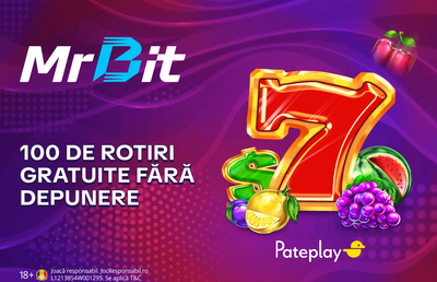 6 zile de jocuri, 100 de rotiri – doar pe Mr Bit în august