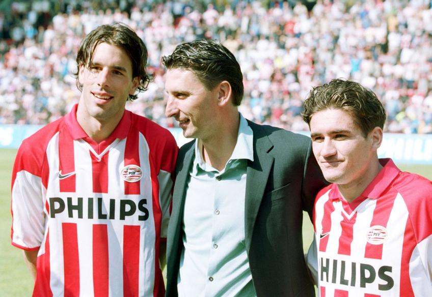 Ovidiu Stîngă, alături de Ruud van Nistelrooy, în ultimul său meci acasă la PSV Eindhoven / Foto: Imago