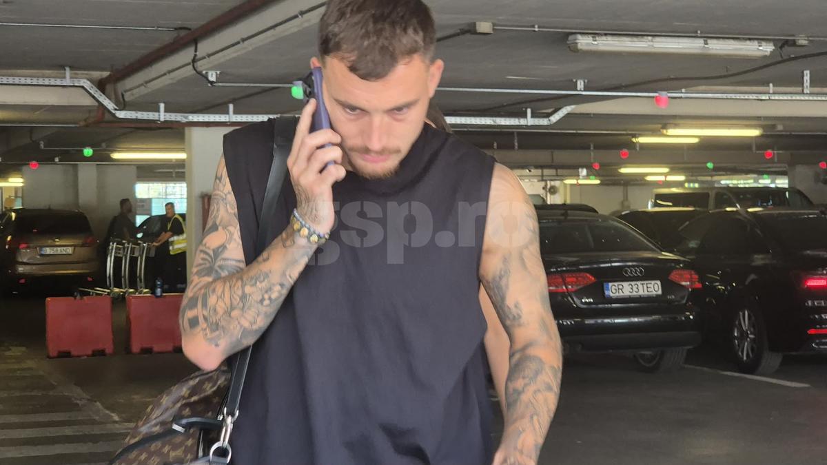 Filip Stojilkovic, noul atacant al lui Rapid, a sosit la București