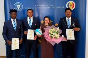 Zi importantă pentru rugby-ul românesc: 3 jucători au depus jurământul de credință față de România