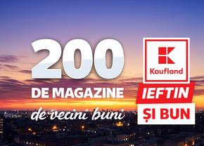„200 de magazine, 200 de vecini buni”: Kaufland sărbătorește pragul de 200 de magazine cu premii, surprize și reduceri