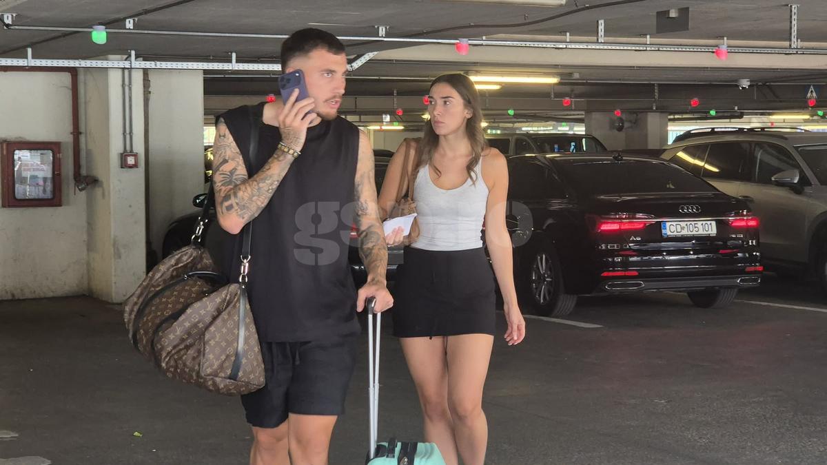 Filip Stojilkovic, noul atacant al lui Rapid, a sosit la București