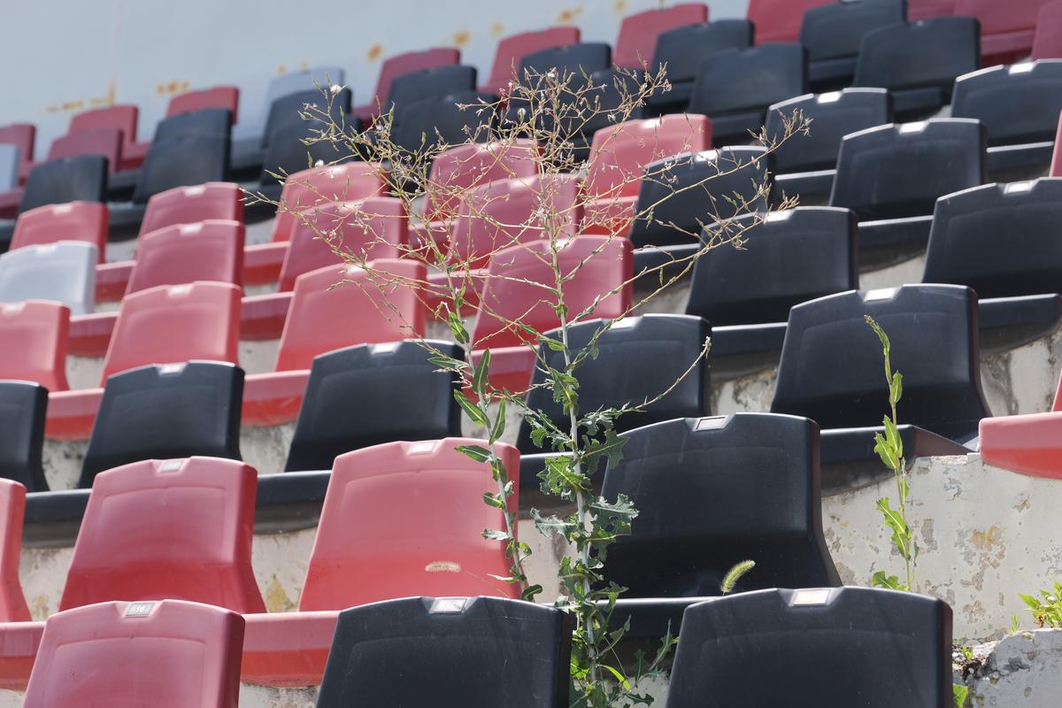 Cum arată Stadionul „Marin Anastasovici” din Giurgiu // foto: Andrei Furnigă (GSP)