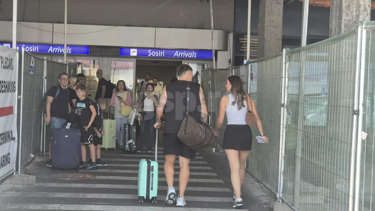 Filip Stojilkovic, noul atacant al lui Rapid, a sosit la București