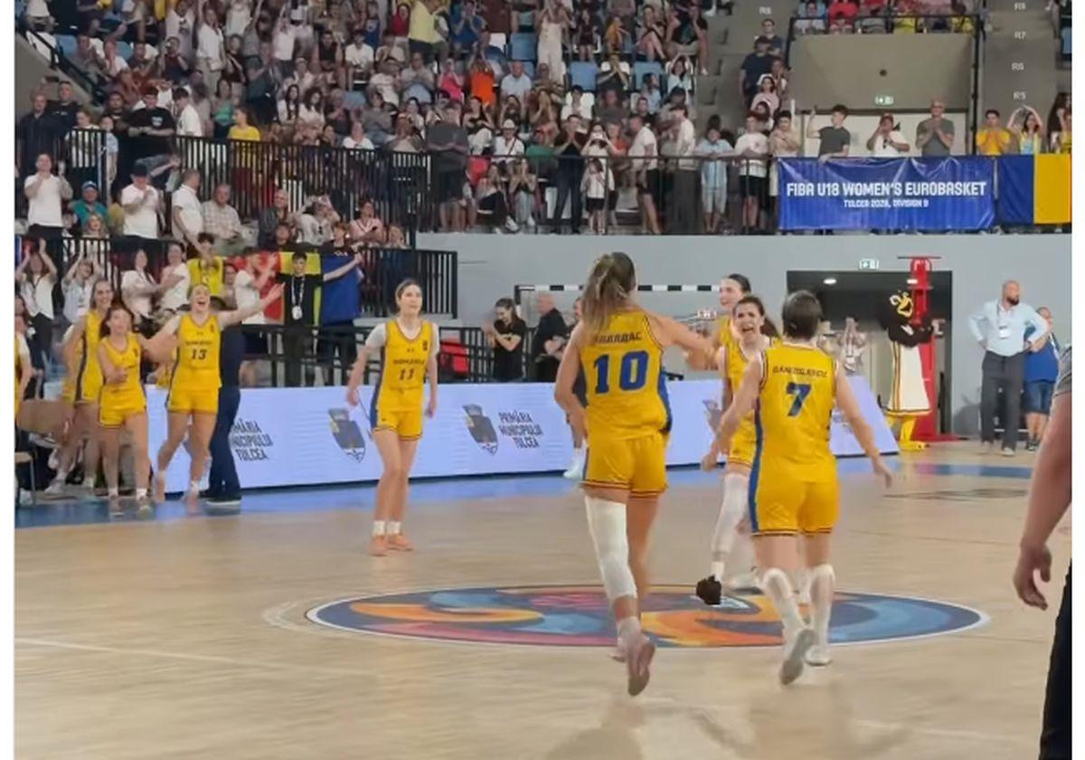 Imagini ULUITOARE în România! O sală nouă și 4.670 spectatori la un meci de baschet feminin U18: „Am scris istorie!”