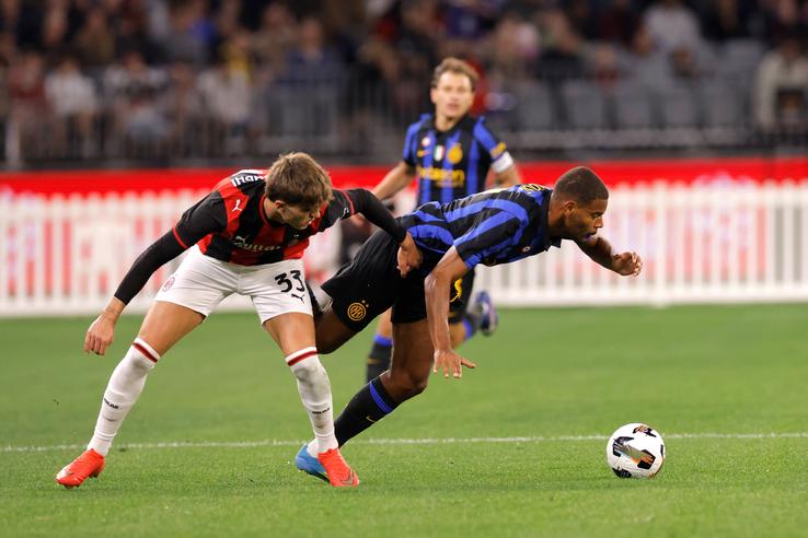AC Milan - Inter, amical în Perth // foto: Imago Images