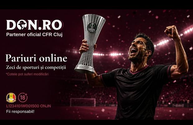 CFR Cluj vs Tromso - cote si statistici interesante afișate de Don.ro, partenerul oficial al „Feroviarilor”