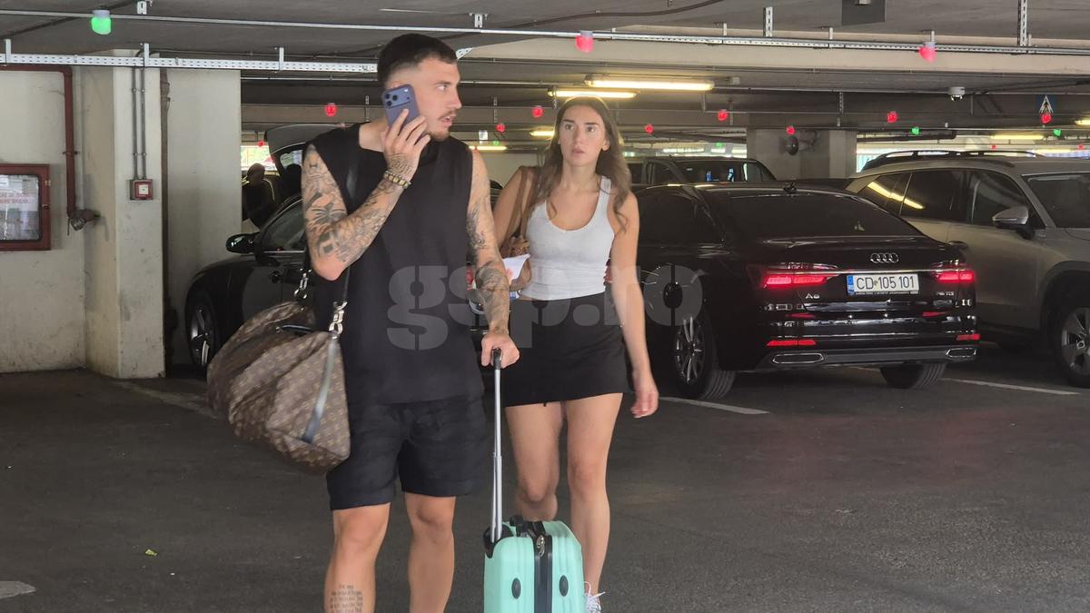 Filip Stojilkovic, noul atacant al lui Rapid, a sosit la București