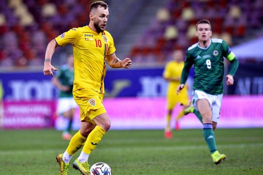 Maxim a purtat tricoul cu numărul 10 în meciul cu Irlanda de Nord