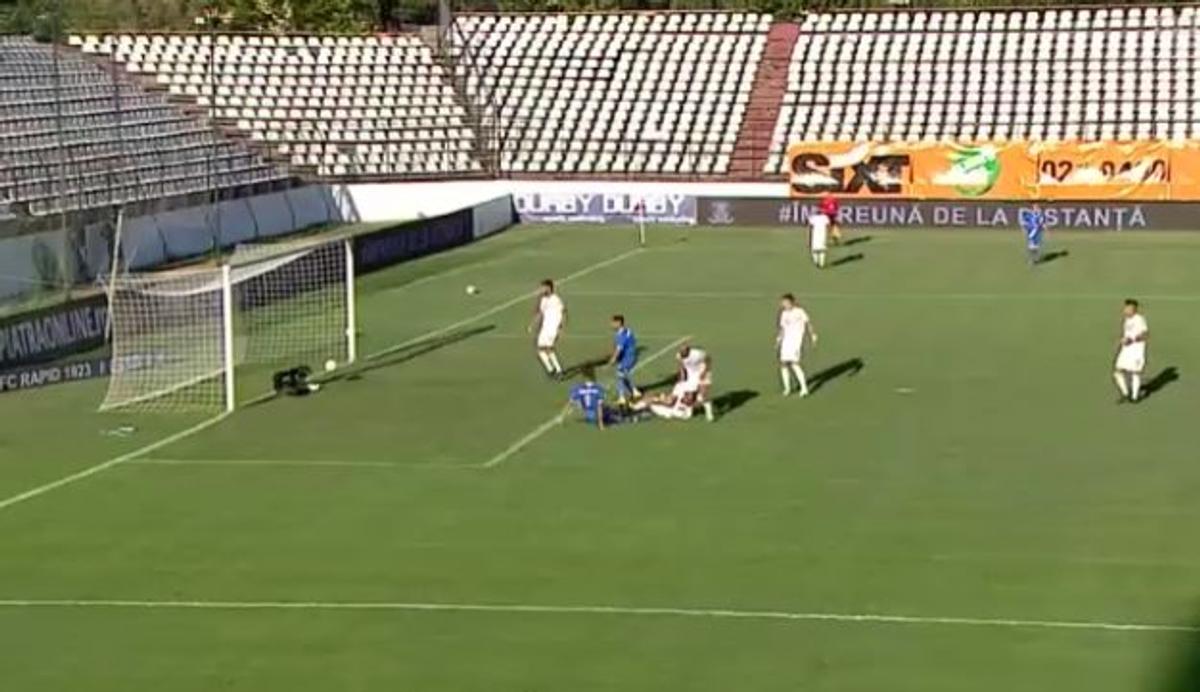VIDEO+FOTO Rapid - Pandurii » Al doilea gol al meciului a venit după o gafă a portarului Drăghia!