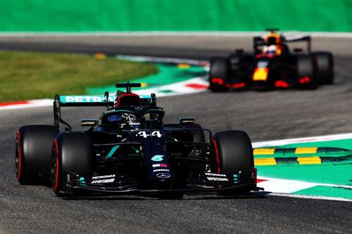 Lewis Hamilton în calificările de azi Foto Guliver/GettyImages