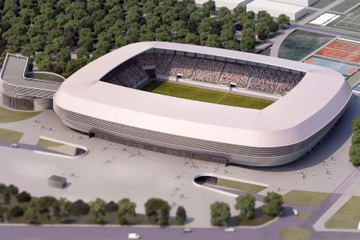 FOTO Oradea ar putea avea un stadion nou » Proiect de anvergură: un întreg complex sportiv cu hotel și tribună flexibilă