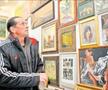 Ivan Patzaichin era un obișnuit al galeriilor de artă  / foto: Gazeta Sporturilor