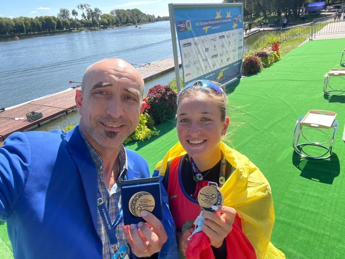 Campioana olimpică Simona Radiș a câștigat titlul european la simplu, dar și la 8 plus 1!