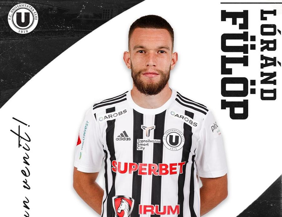 Lorand Fulop/ foto Facebook @FC Universitatea Cluj Transfer din play-off pentru U Cluj » Jucătorul a ajuns deja sub comanda lui Eugen Neagoe