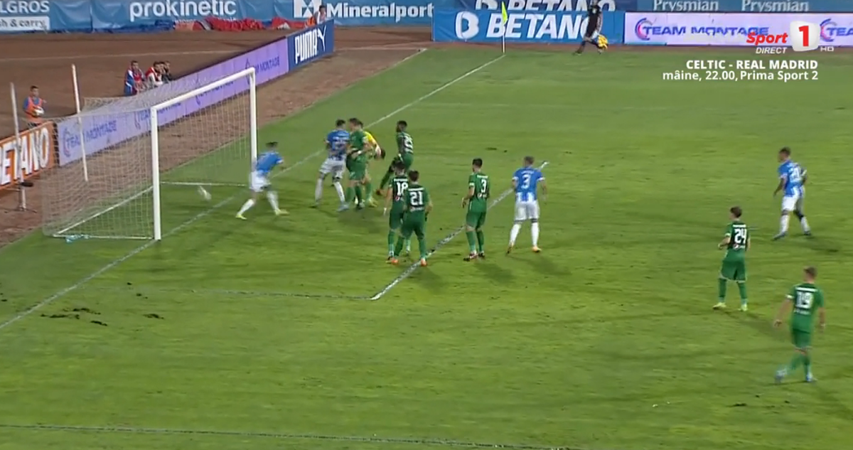 Aioani, gafa colosală din CSU Craiova - Farul