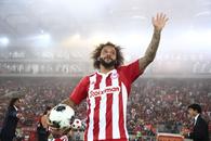 Imagini senzaționale de la prezentarea lui Marcelo la Olympiakos » Peste 20.000 de oameni au umplut stadionul pentru brazilian