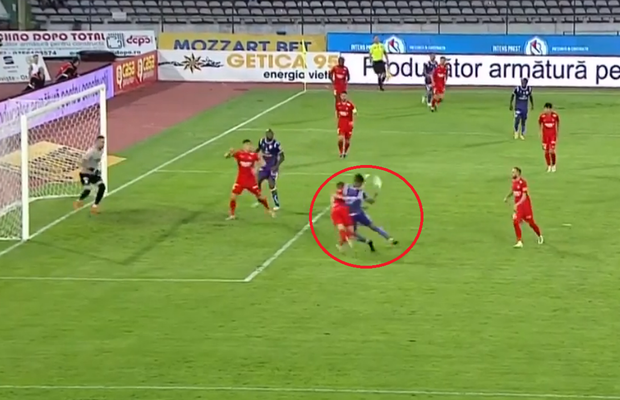Altă eroare mare de arbitraj în Liga 1 » Ion Crăciunescu: „Nici n-ai nevoie de VAR aici!”