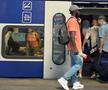 Sekou Sidibe, la intrarea în tren, după ce transferul la FCSB a căzut
