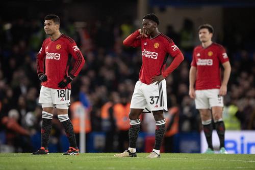 Casemiro, Kobbie Mainoo și Harry Maguire / Foto: Imago Images