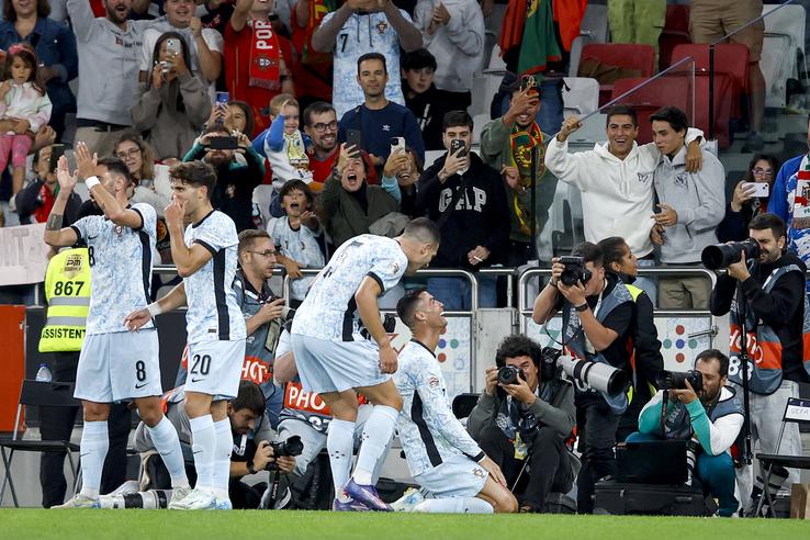 Cristiano Ronaldo, în Portugalia - Croația/ foto Imago Images