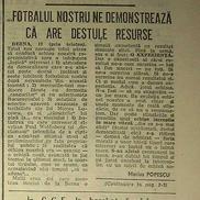 Paginile din Sportul, după debutul lui Mircea Lucescu din 1981 / FOTO: Arhivă