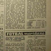 Paginile din Sportul, după debutul lui Mircea Lucescu din 1981 / FOTO: Arhivă