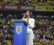 Mira, intonând imnul României / Foto: Ionuț Iordache GSP