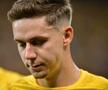 Louis Munteanu s-a accidentat la încălzire înainte de România - Canada / Foto: Cristi Preda GSP
