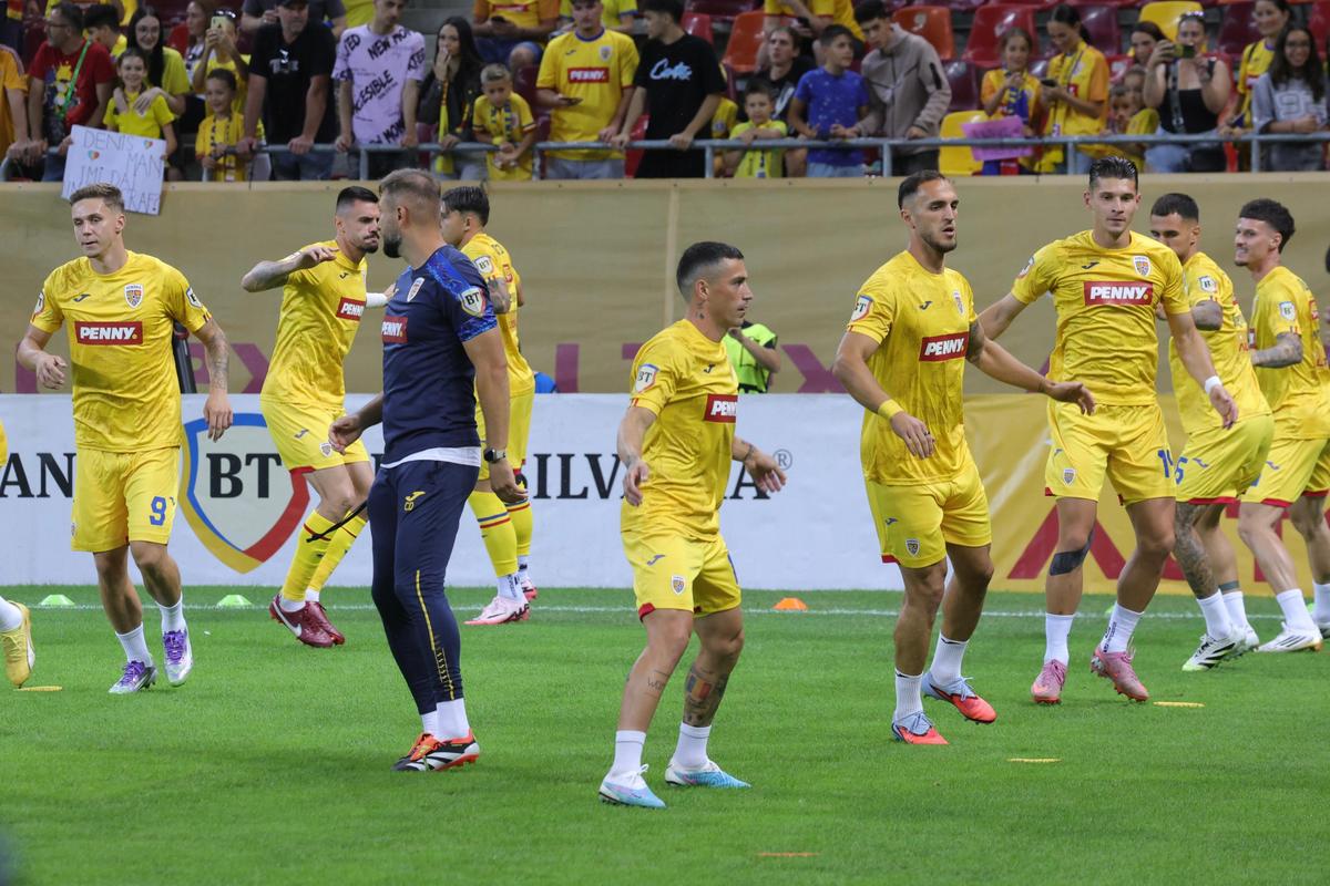 Imagini din stadion, înainte de România - Canada